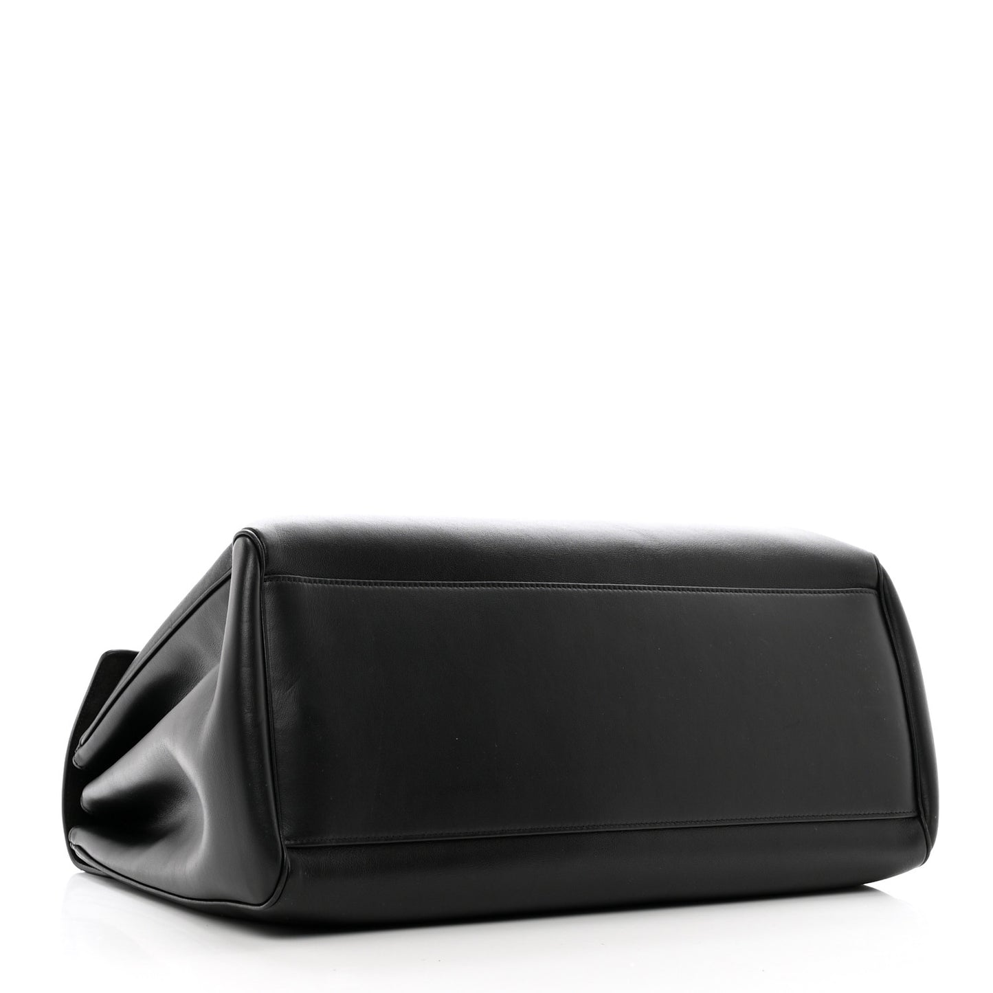 Grained Calfskin Large Soft 16 Bag Black