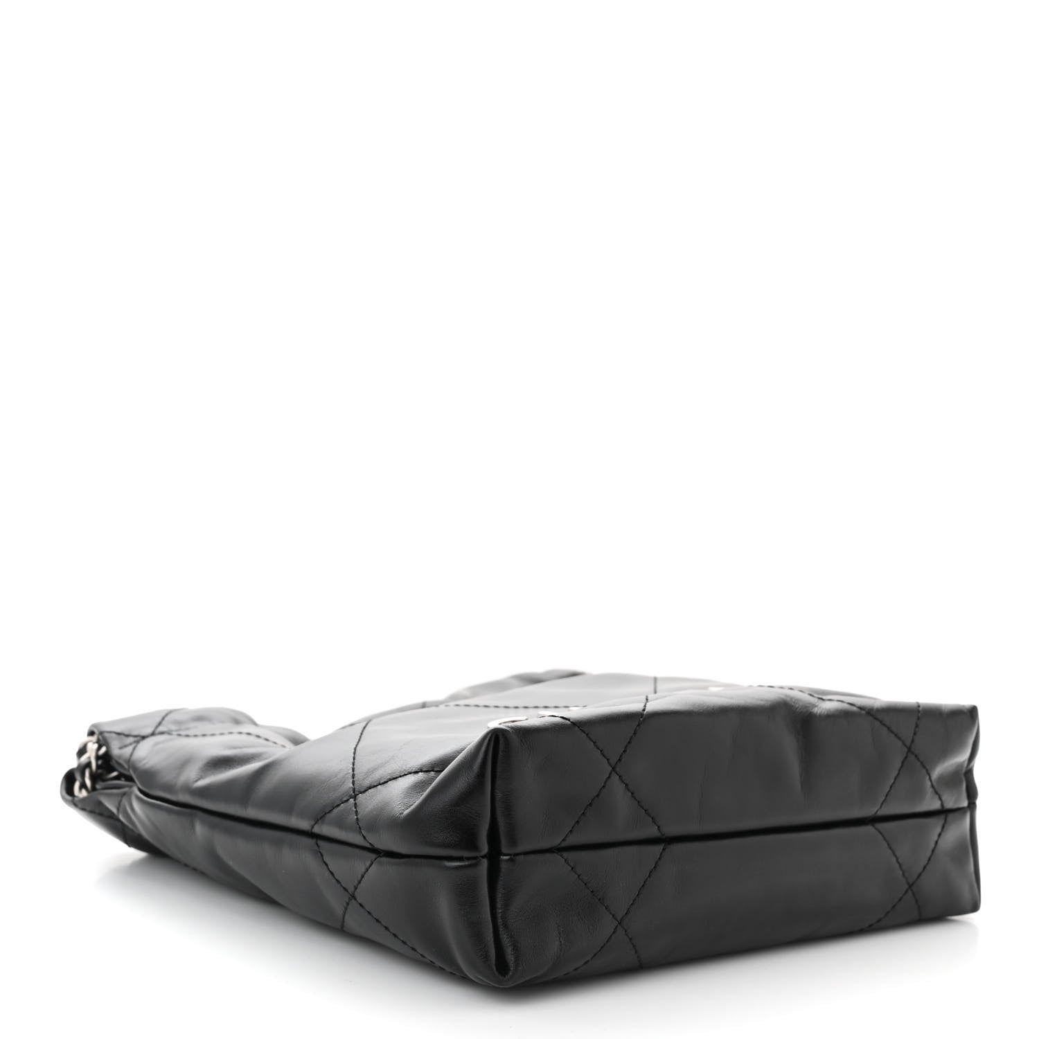 Chanel Shiny Calfskin Quilted Mini Chanel 22 Black 4 of 10