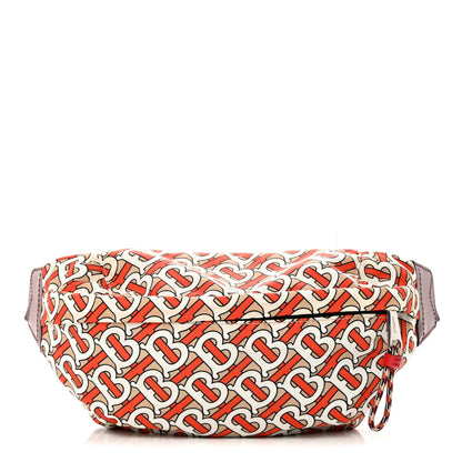Burberry Nylon Monogram TB Sonny Bum Bag Vermillion 1 of 11