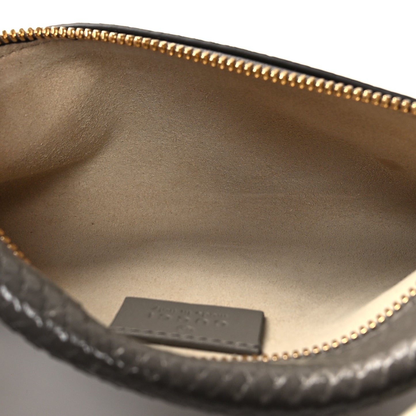 Snakeskin Large Rajah Chain Tote Dusty Grey