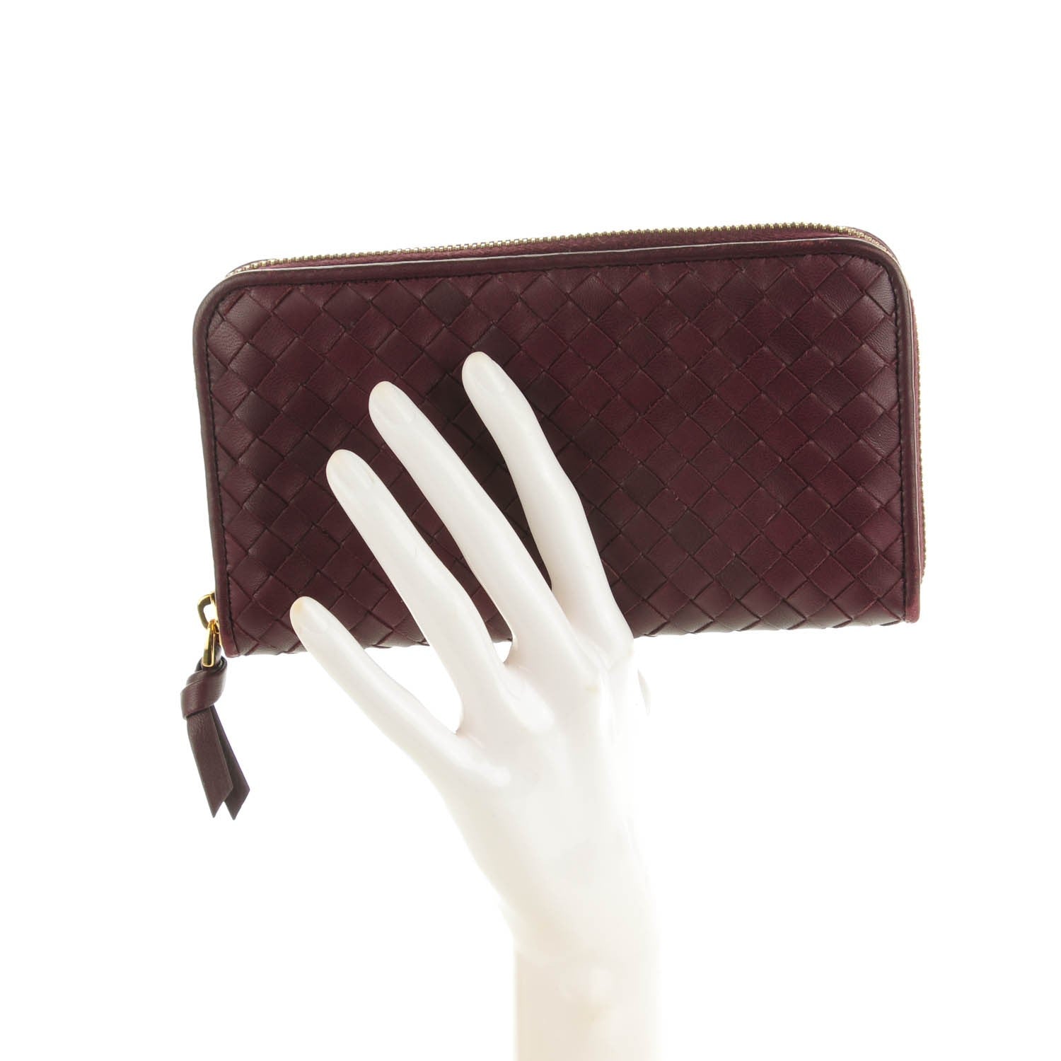 Bottega Veneta Nappa Intrecciato Zip Around Wallet Opera 2 of 17