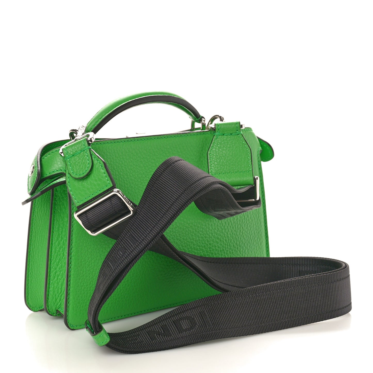 Cuoio Romano Vitello Cover Bi-Color Peekaboo I See U X Cross Satchel Tomatillo