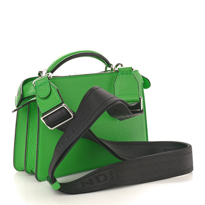 Fendi Cuoio Romano Vitello Cover Bi-Color Peekaboo I See U X Cross Satchel Tomatillo 2 of 9