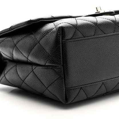 Chanel Caviar Quilted Medium Kelly Flap Bag Black 9 of 11