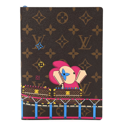 Louis Vuitton Monogram 2020 Christmas Animation Roller Coaster Notebook MM Pivoine 1 of 6