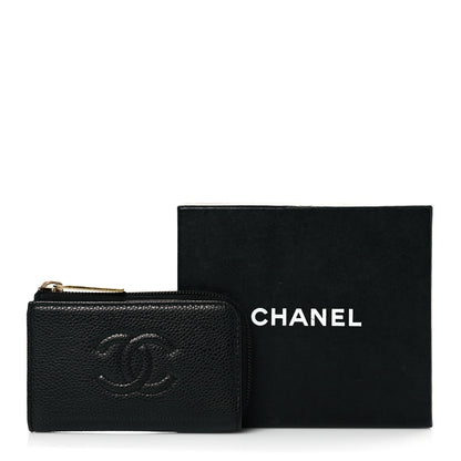 Chanel Caviar CC Key Holder Case Black 11 of 11