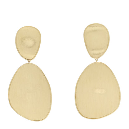 Marco Bicego 18K Yellow Gold Large Lunaria Drop Earrings 1 of 4