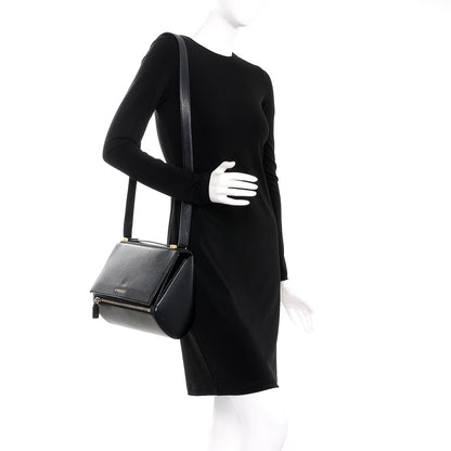 Givenchy Textured Calfskin Medium Pandora Box Crossbody Bag Black 2 of 12