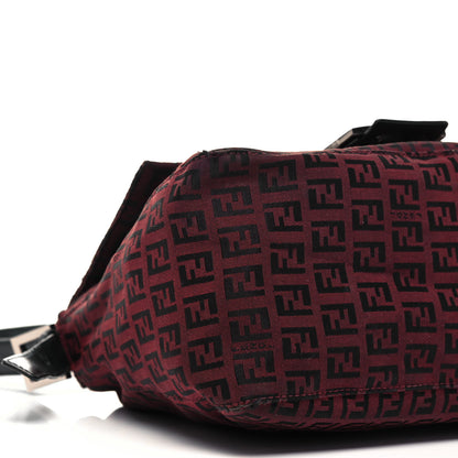 Fendi Zucchino Mama Baguette Red 8 of 9