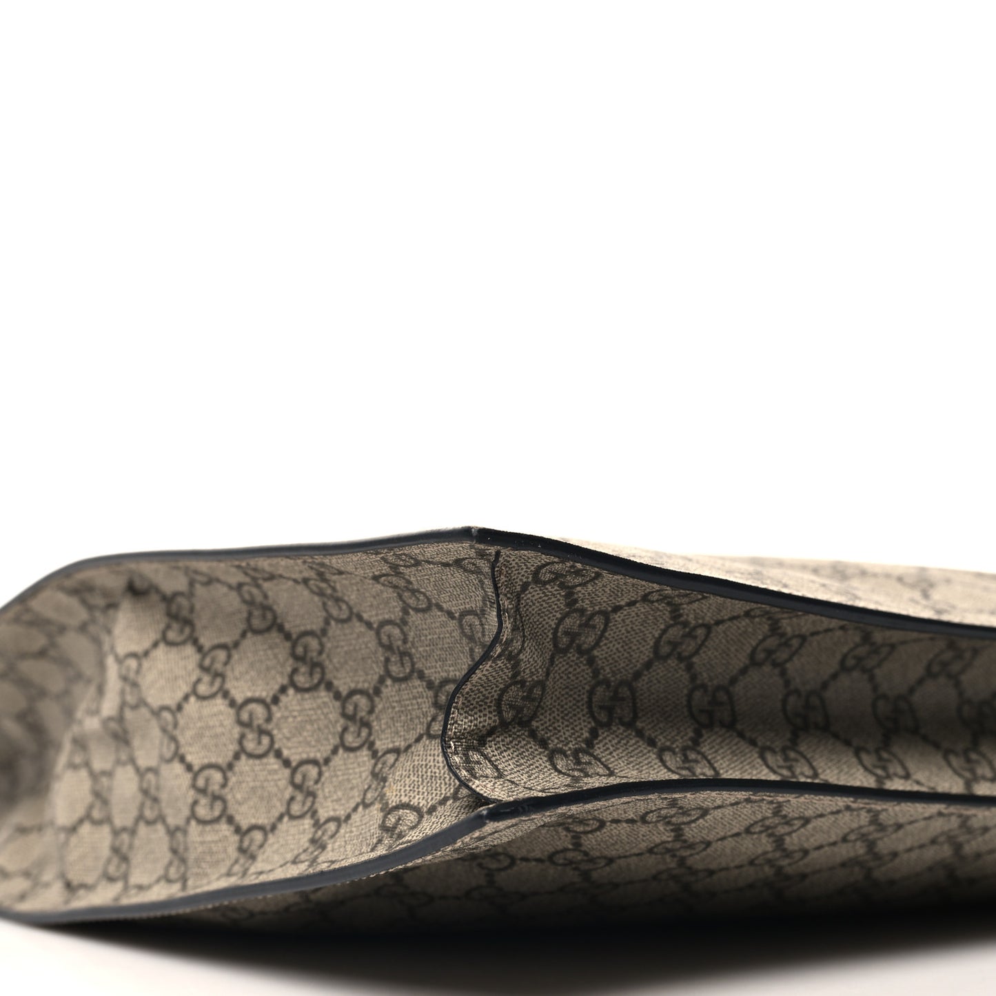 Soft GG Supreme Monogram Web Vertical Tote Black