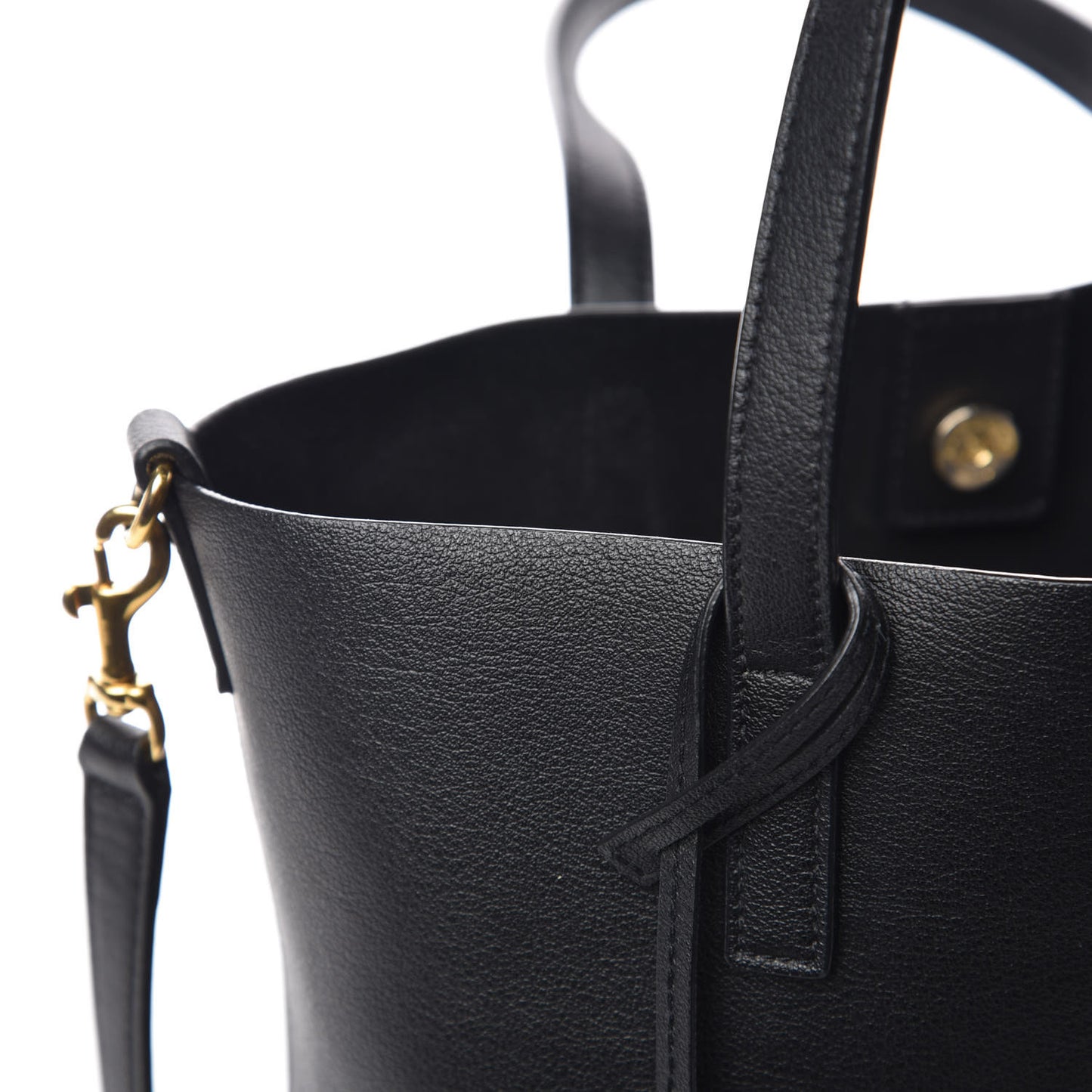 Calfskin Toy Shopping Tote Black