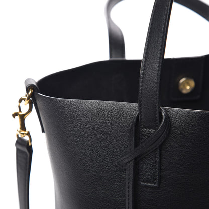 Saint Laurent Calfskin Toy Shopping Tote Black 13 of 15