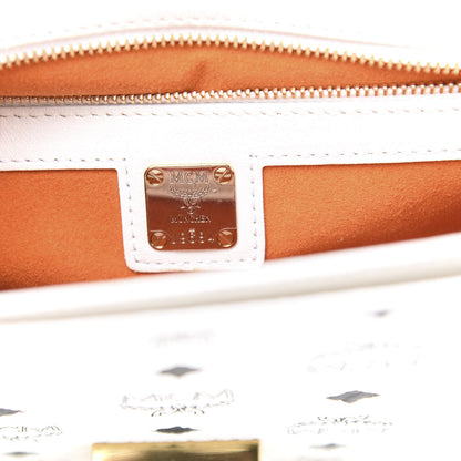 MCM Visetos Medium Patricia Satchel White 8 of 10