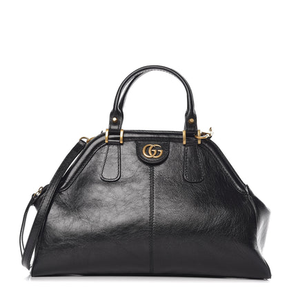 Gucci Calfskin Medium Re(Belle) Top Handle Bag Black 1 of 10