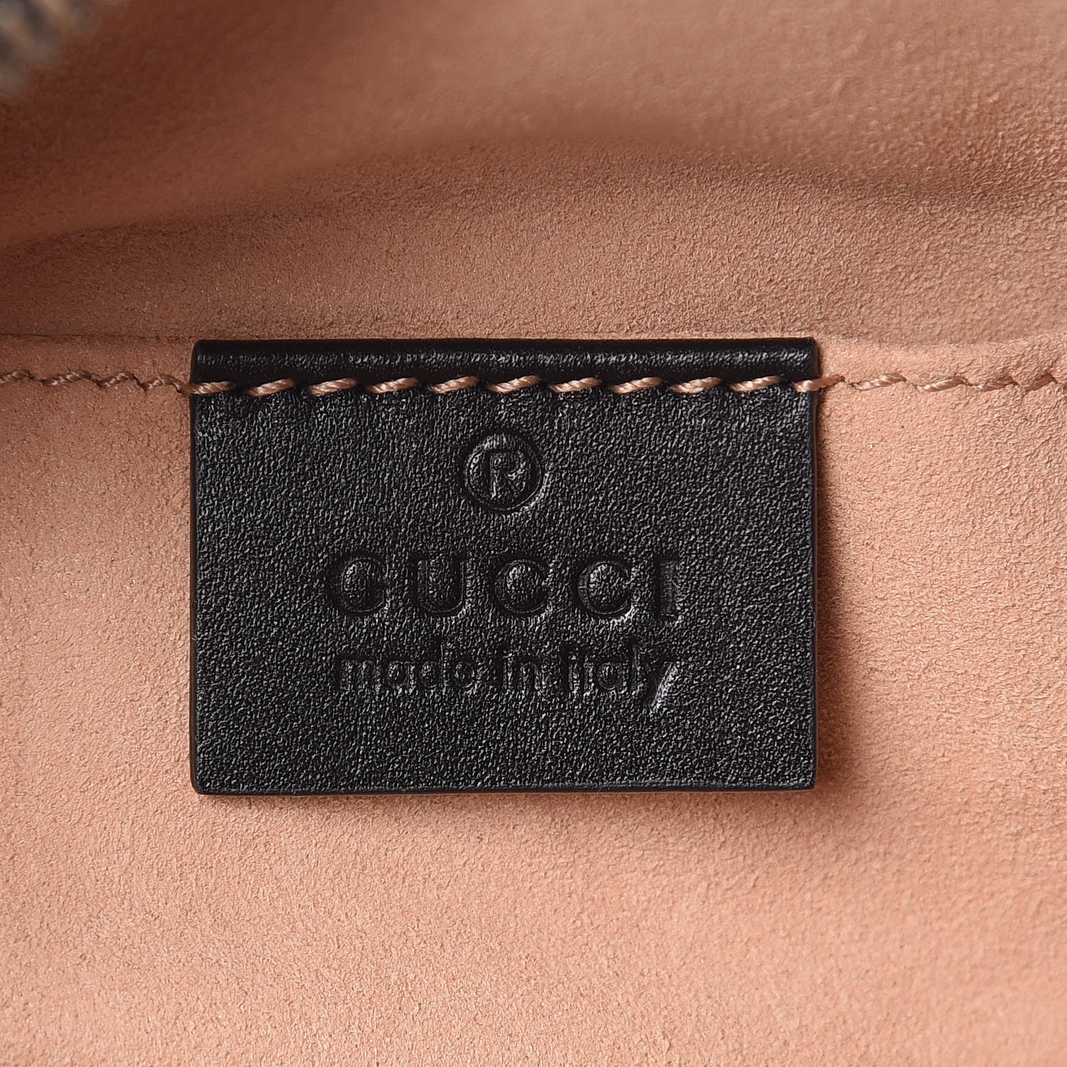 Gucci Calfskin Matelasse GG Marmont Belt Bag 85 34 Black 6 of 11