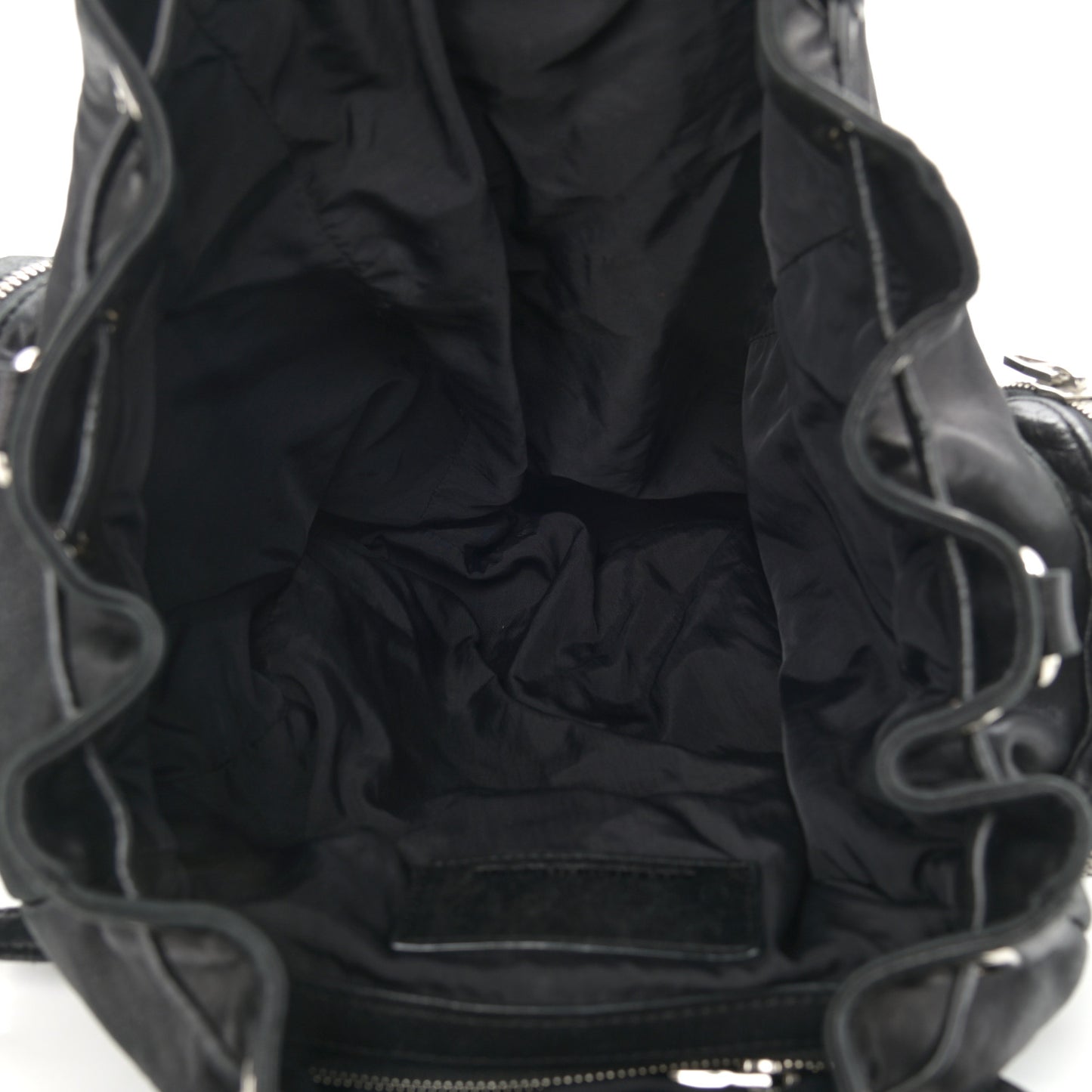 Lambskin Marti Backpack Bag Washed Black Rhodium Hardware
