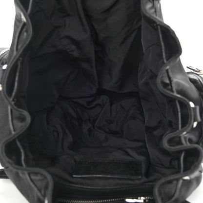 Alexander Wang Lambskin Marti Backpack Bag Washed Black Rhodium Hardware 7 of 11