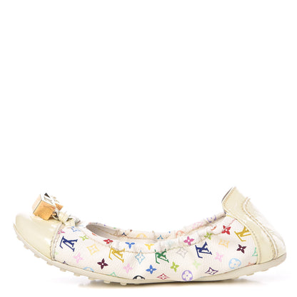 Louis Vuitton Monogram Multicolor Lovely Ballet Flats 36 White 1 of 19
