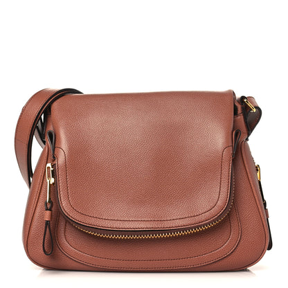 Tom Ford Calfskin Medium Jennifer Crossbody Caramel 1 of 7