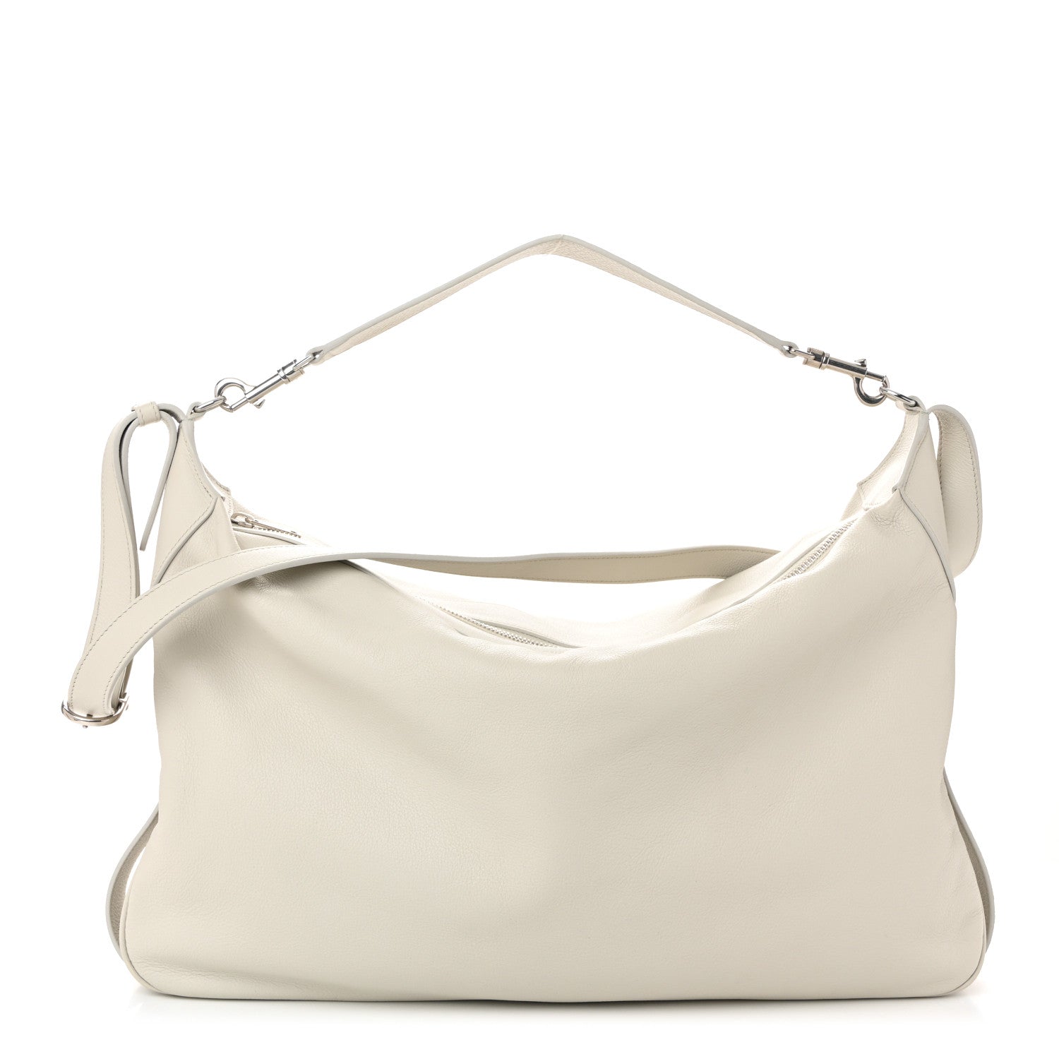 Celine Supple Calfskin Large Romy Shoulder Bag Rice 1 of 10