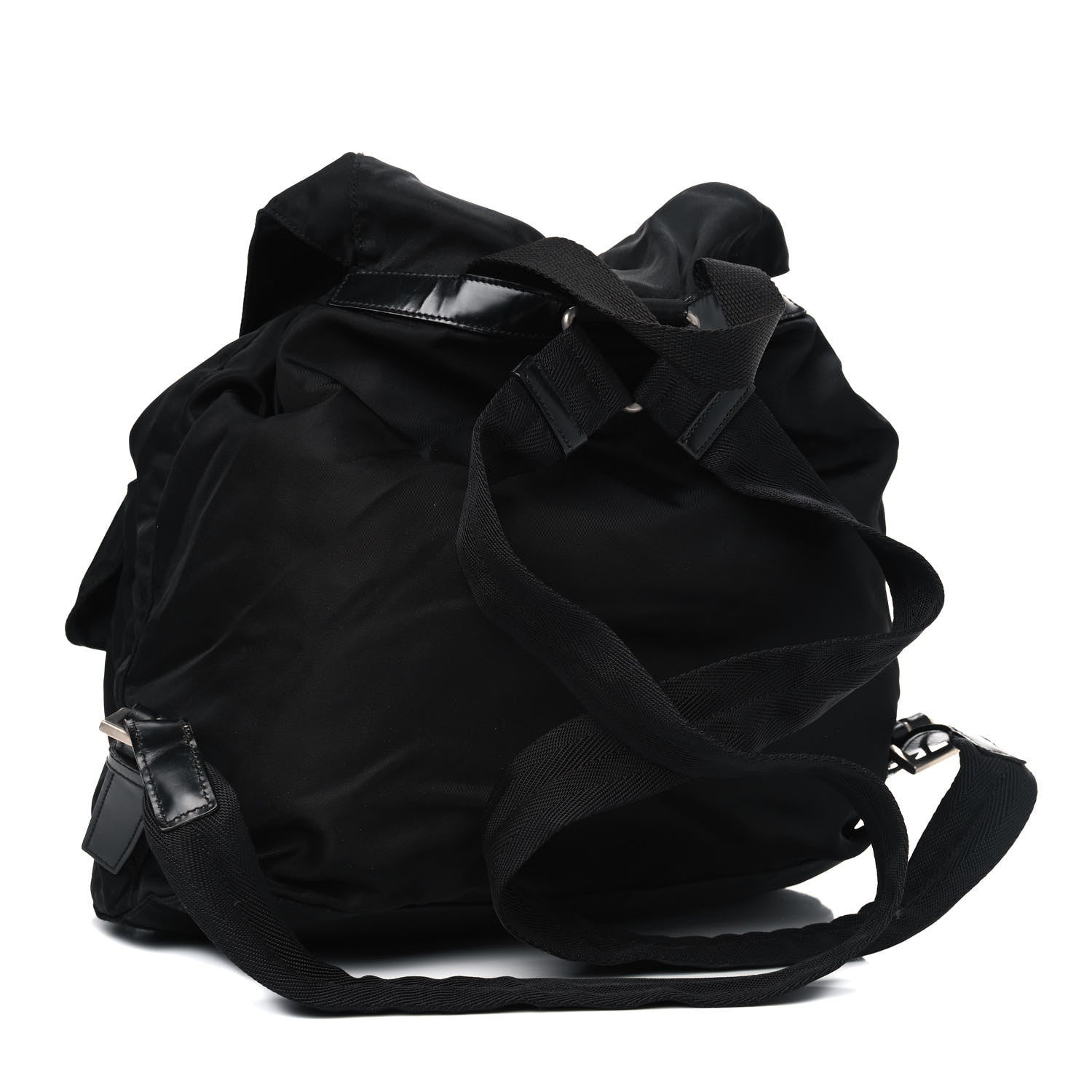 Prada Nylon Vela Medium Backpack Black 2 of 7