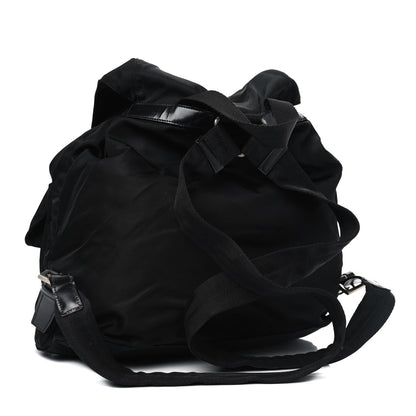 Prada Nylon Vela Medium Backpack Black 2 of 7