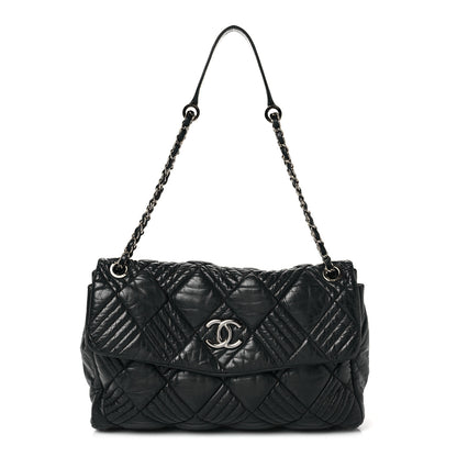 Chanel Lambskin In and Out XL Maxi Flap Black 1 of 10