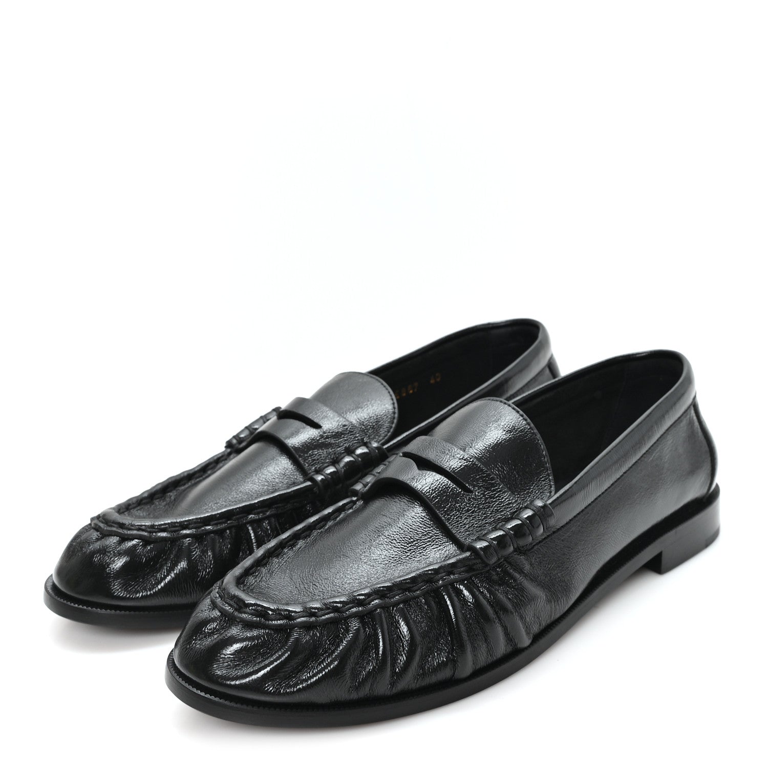 Saint Laurent Radiance Calfskin Le Loafer 15 Moccasin 40 Black 4 of 10