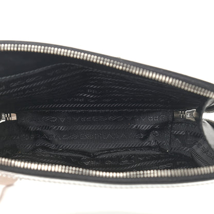 Prada Spazzolato Small Brique Crossbody Bag Argento 5 of 12