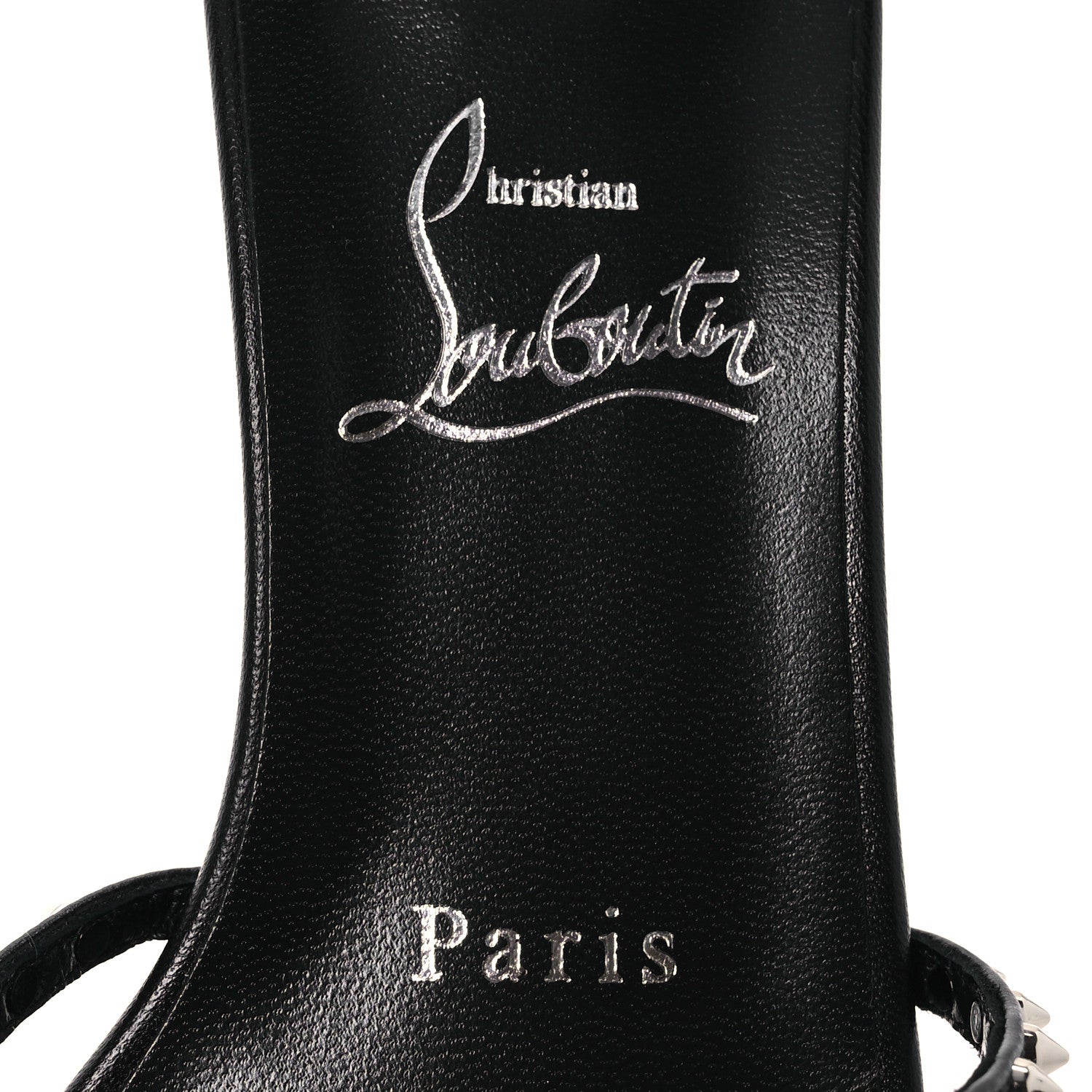 Christian Louboutin Nappa Tatoosh 85 Sandals 39 Black 8 of 10