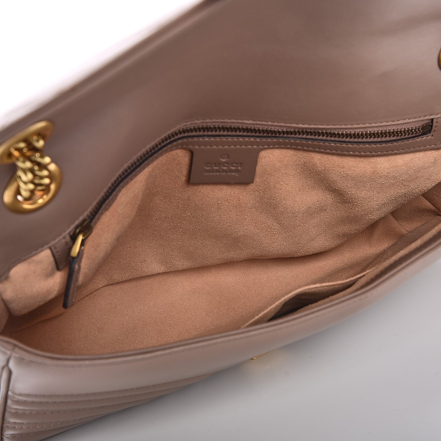 Calfskin Matelasse Medium GG Marmont Shoulder Bag Porcelain Rose