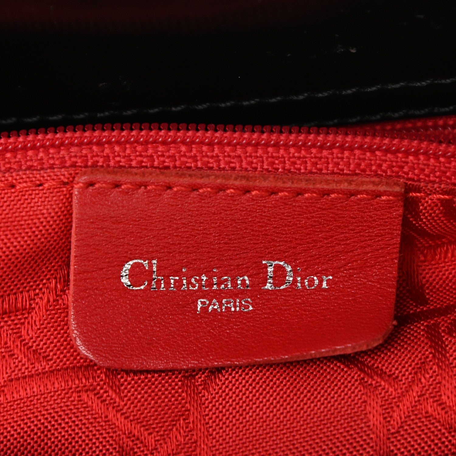 Christian Dior Glazed Calfskin Mini Lady Dior Black 6 of 10