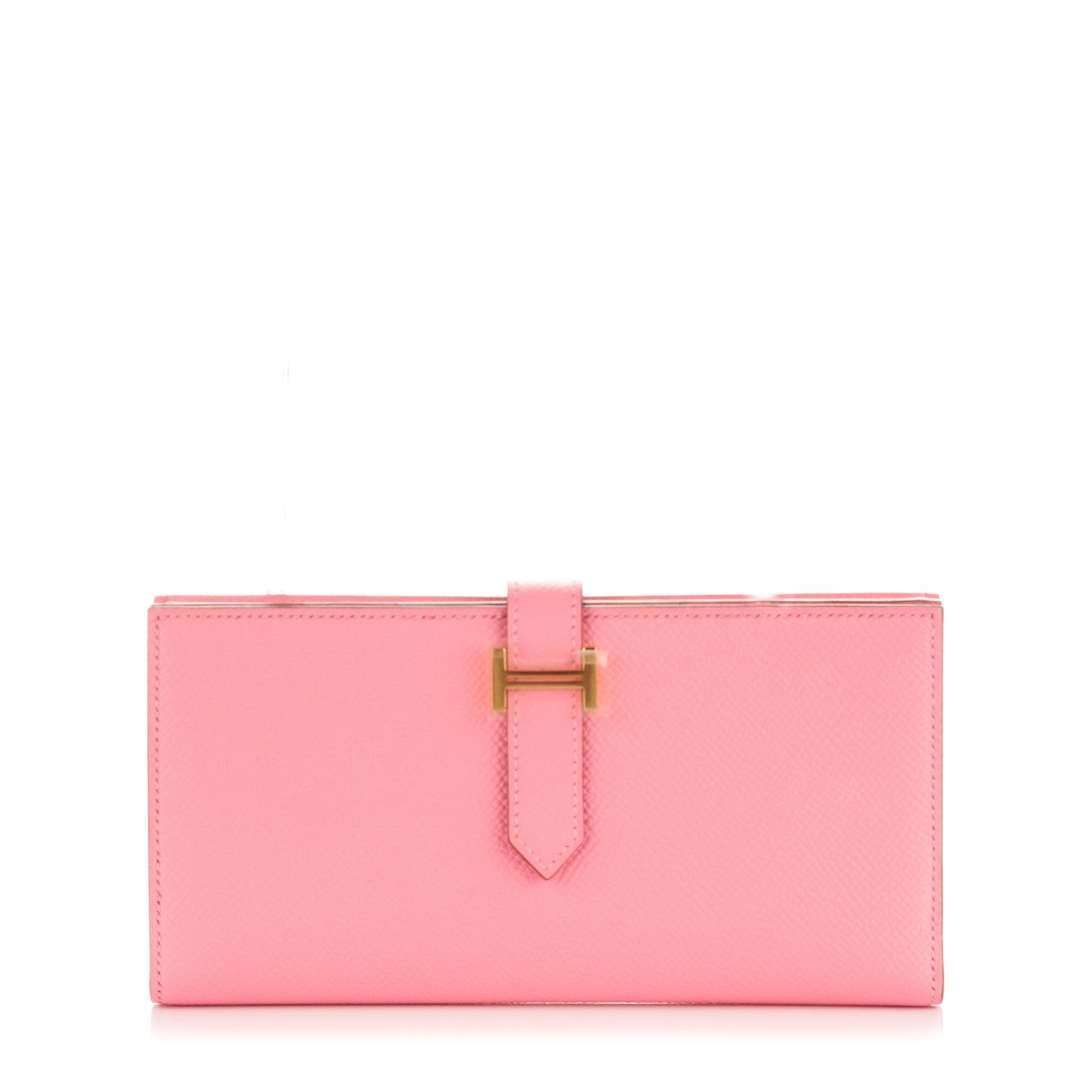 Hermes Epsom Bearn Gusset Wallet Rose Confetti 1 of 8