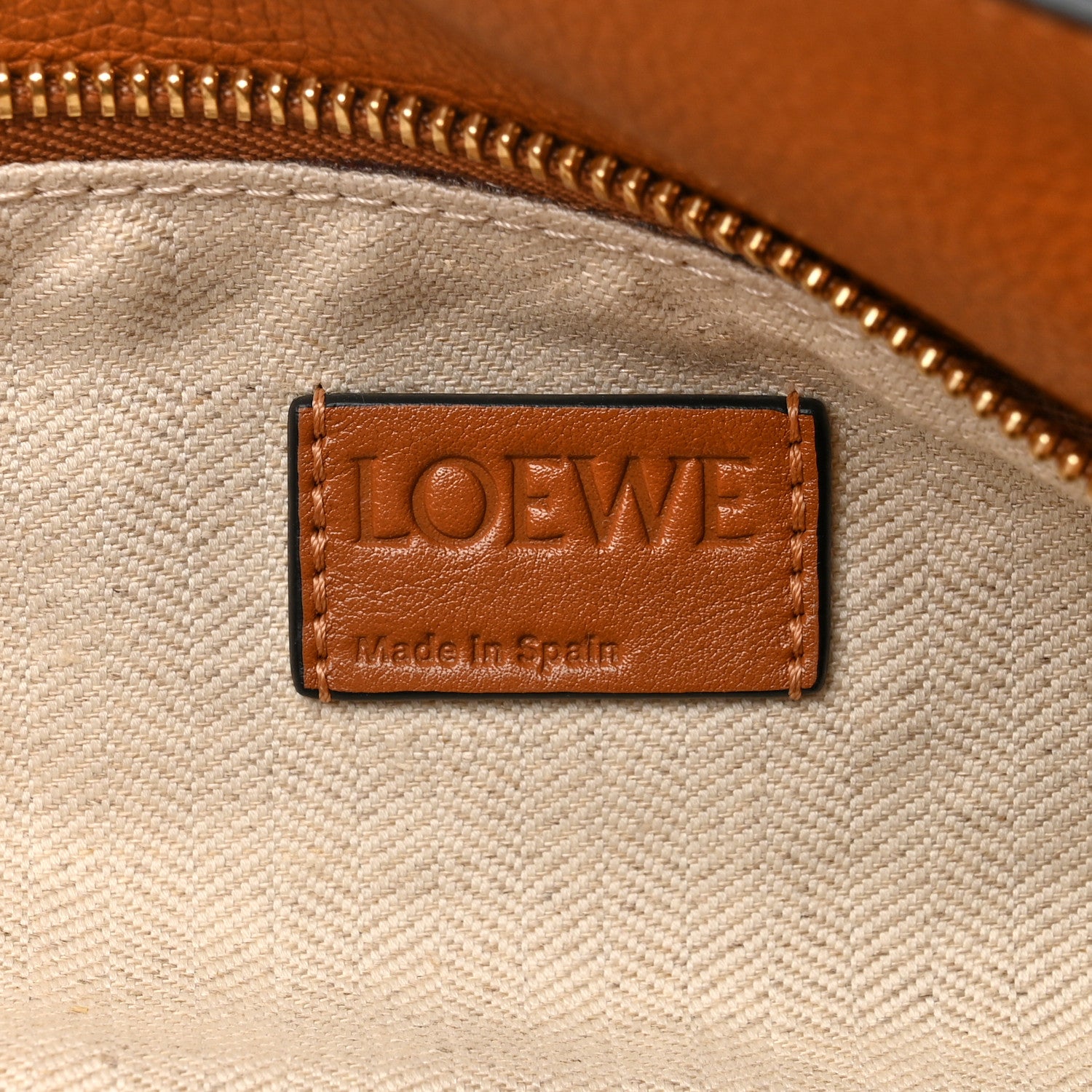 Loewe Calfskin Medium Puzzle Bag Tan 6 of 9