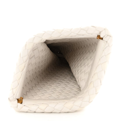 Bottega Veneta Nappa Intrecciato Crisscross Clutch Chalk 5 of 6