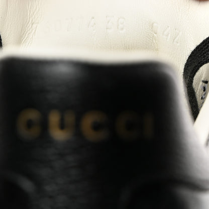 Gucci Crystal GG Monogram Web Womens New Ace Sneakers 38 Black 7 of 9