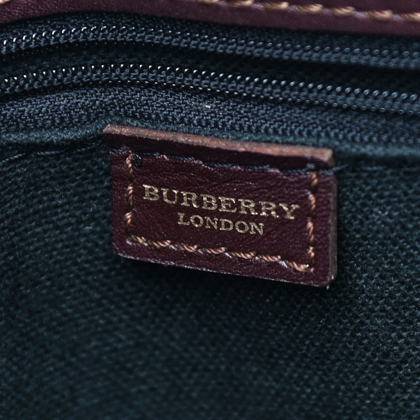 Haymarket Check Buckle Tote Brown