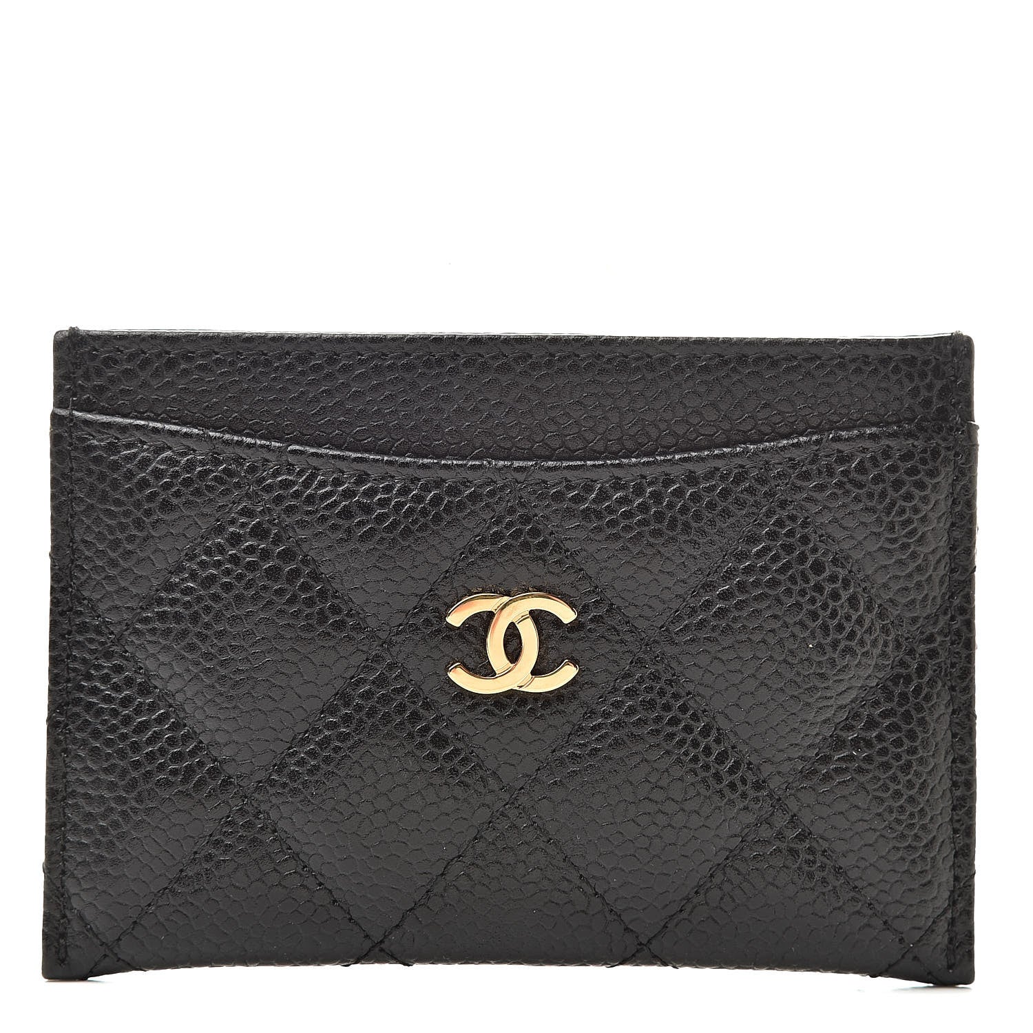Chanel Caviar Quilted Card Holder Black 1 of 10