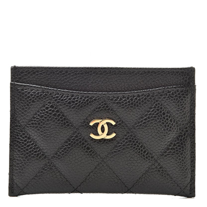 Chanel Caviar Quilted Card Holder Black 1 of 10
