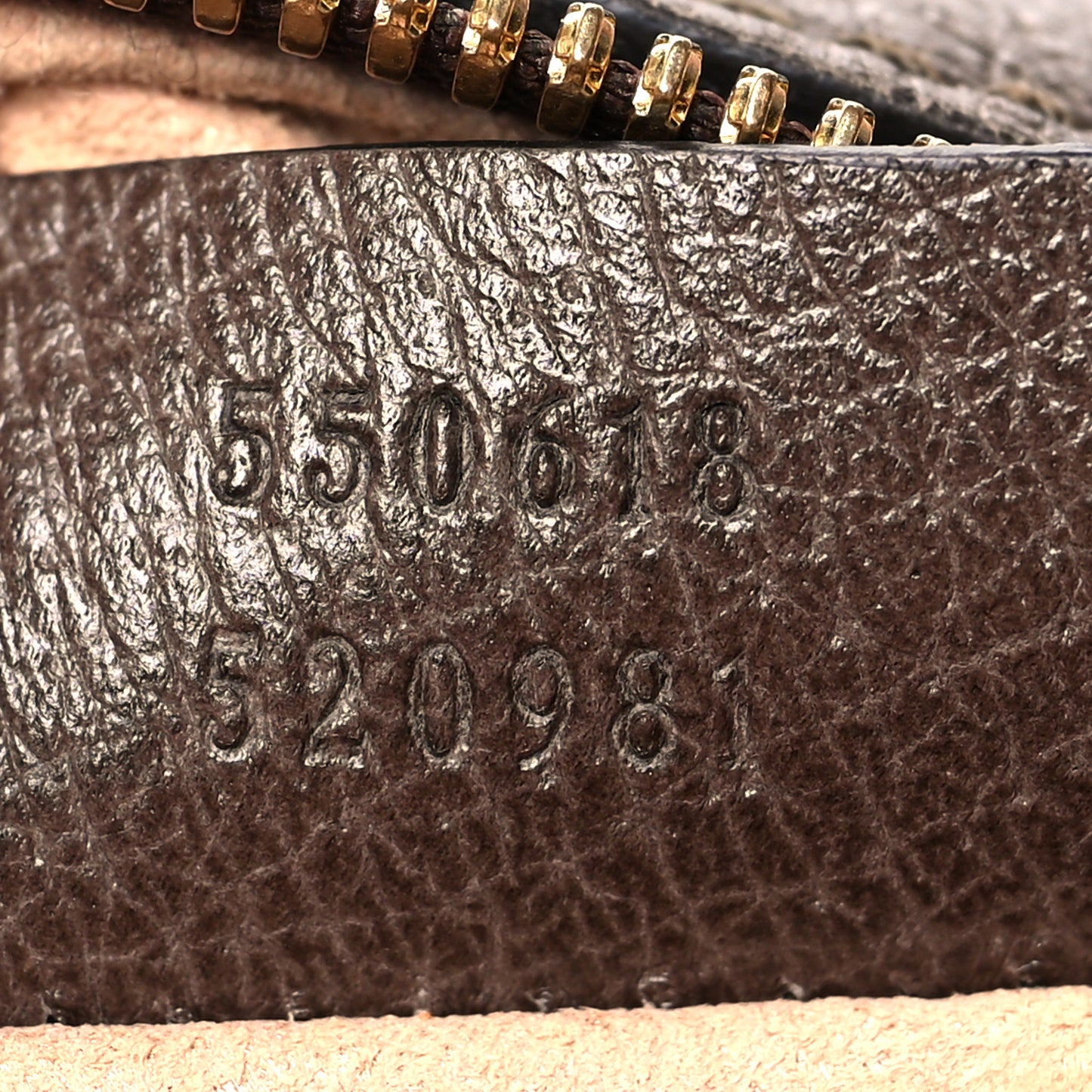 GG Supreme Monogram Web Mini Ophidia Round Shoulder Bag Brown