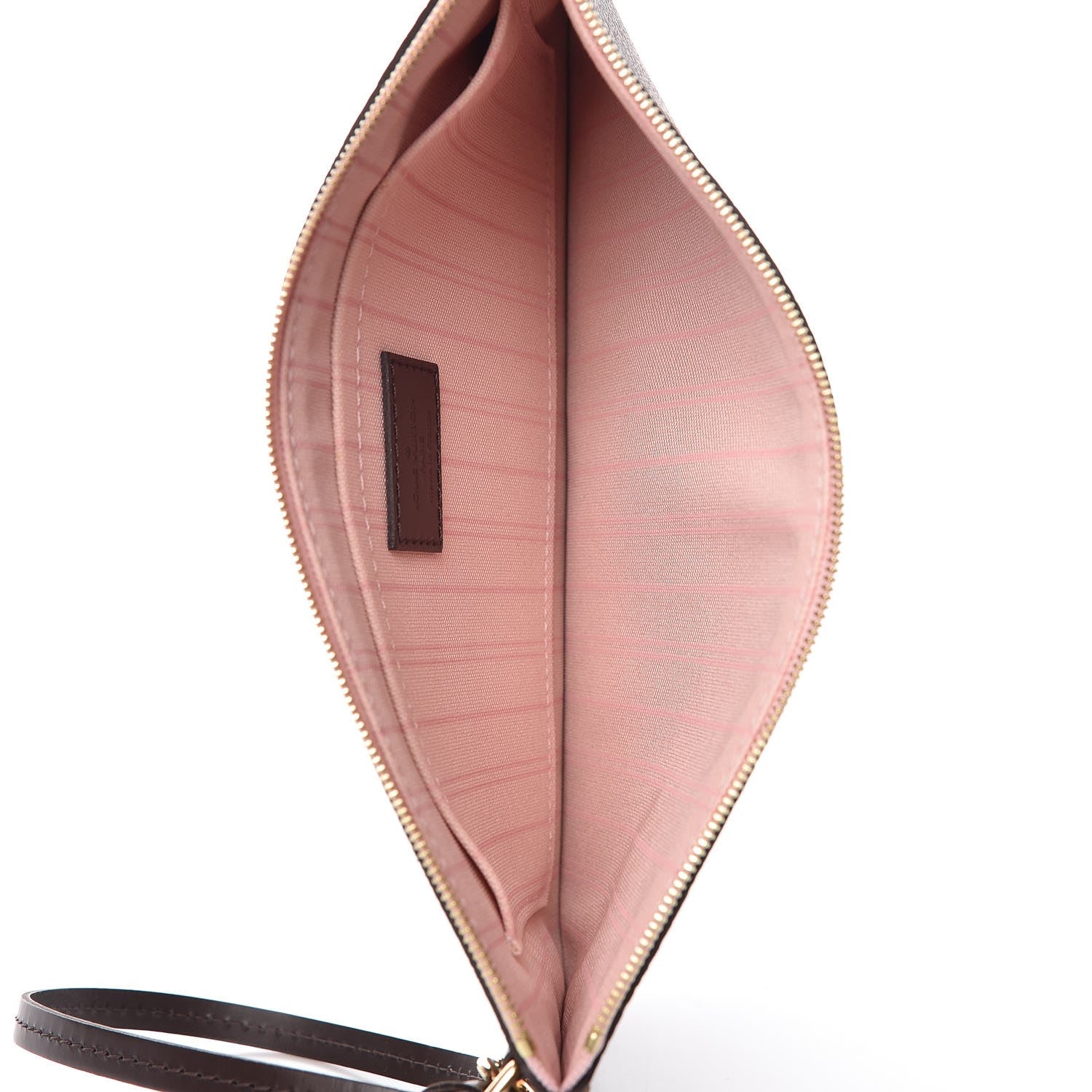 Louis Vuitton Damier Ebene Neverfull MM GM Pochette Rose Ballerine 5 of 8