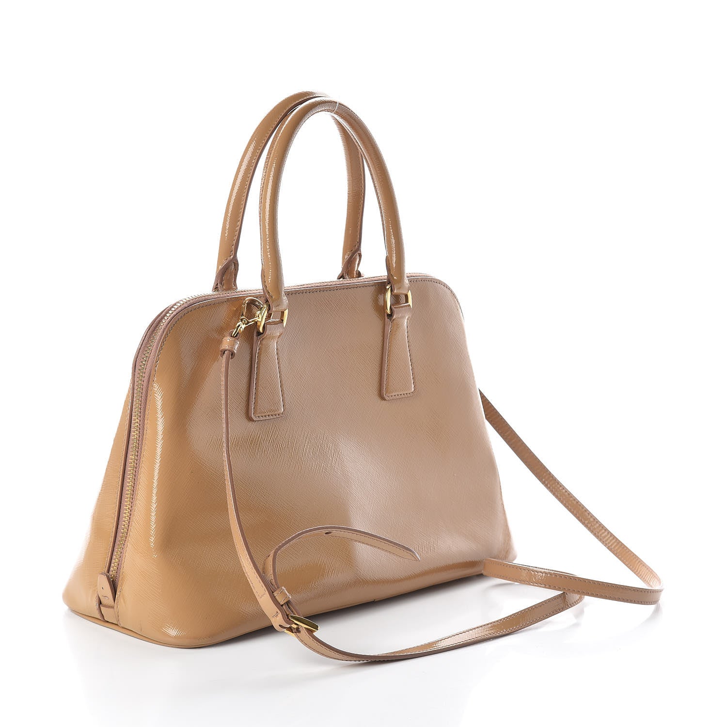 Prada Saffiano Vernice Medium Promenade Tote Cammeo 3 of 9