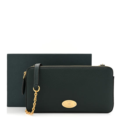 Mulberry Small Classic Grain East West Plaque Chain Pouch Mulberry Green 10 of 10