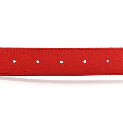 Louis Vuitton Monogram 30mm LV Initiales Reversible Belt 90 36 Coquelicot 3 of 6
