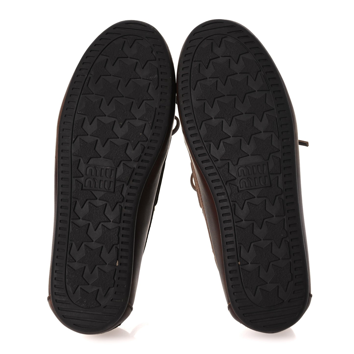 Vitello Deco Boat Loafers 38 Sienna