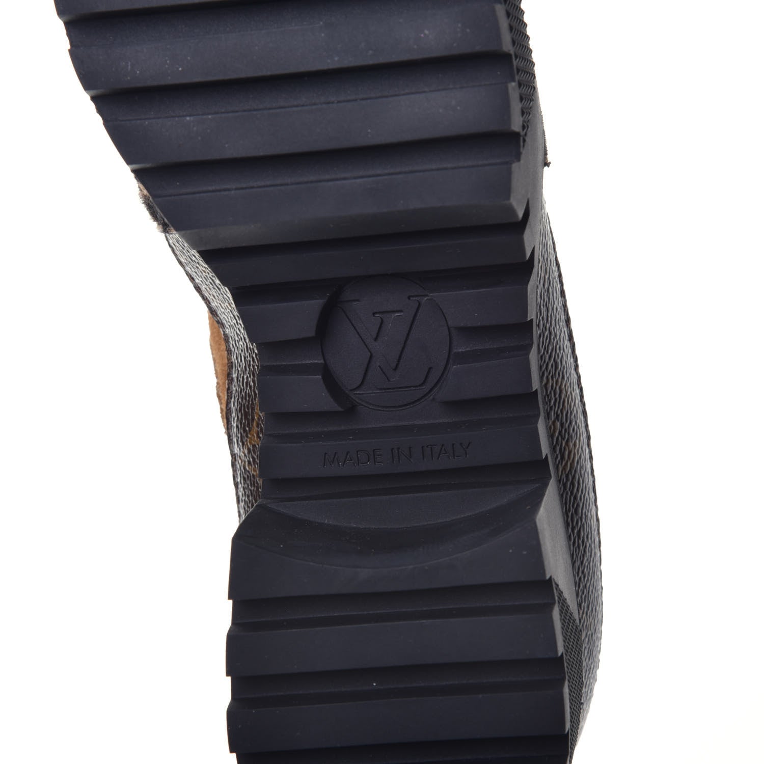 Louis Vuitton Suede Calfskin Monogram Laureate Platform Desert Boots 35 Cognac 7 of 10