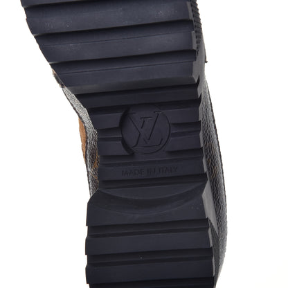 Louis Vuitton Suede Calfskin Monogram Laureate Platform Desert Boots 35 Cognac 7 of 10