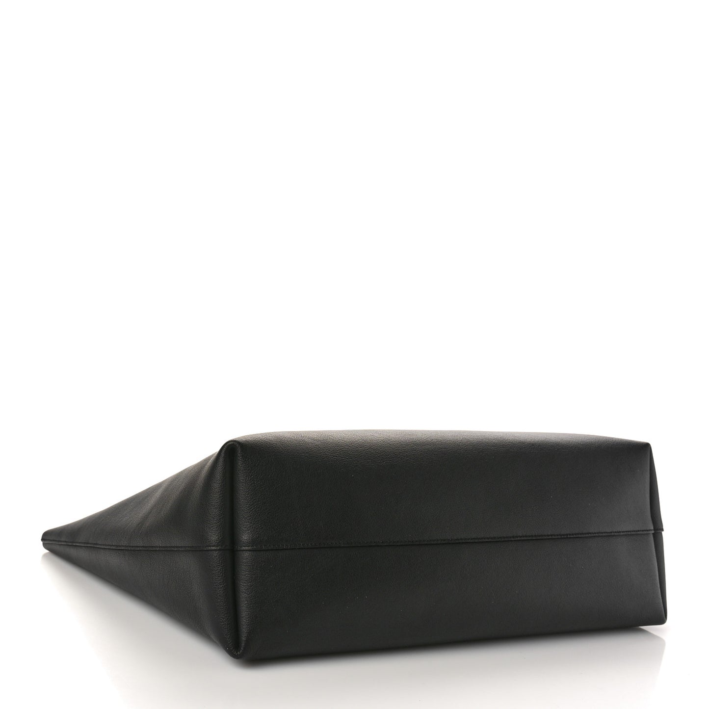 Calfskin Large Shopping Tote Black