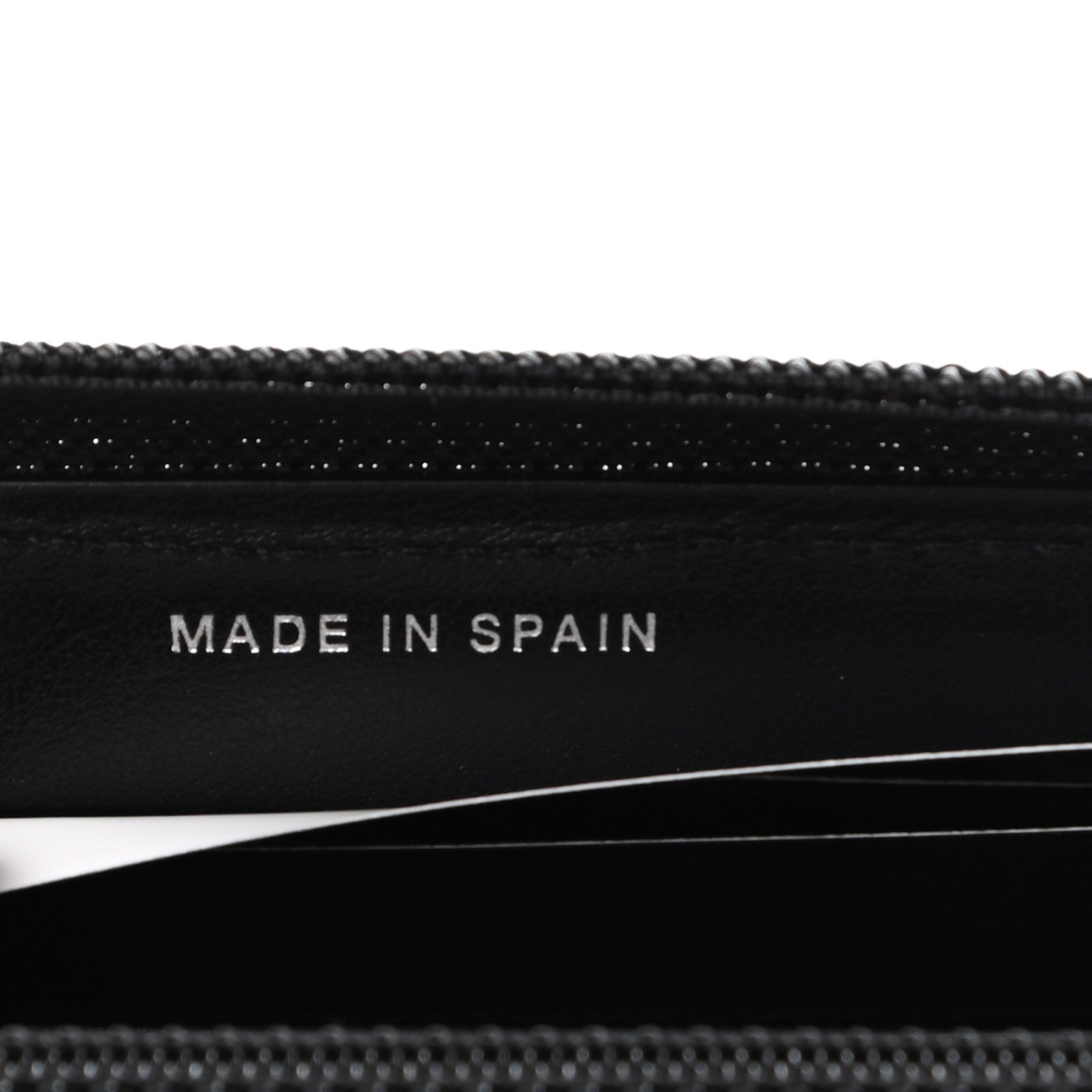 Chanel Caviar Quilted Small Boy Zip Around Wallet Black 7 of 8