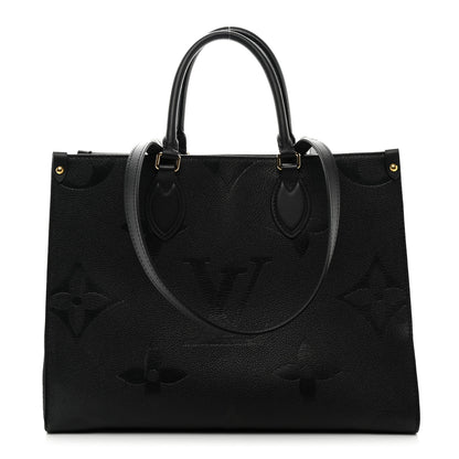 Louis Vuitton Empreinte Monogram Giant Onthego MM Black 1 of 9